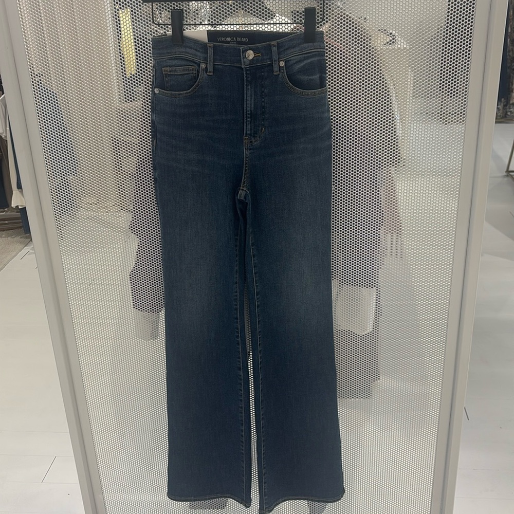 Veronica Beard Crosbie High Waisted Jeans in City Lights